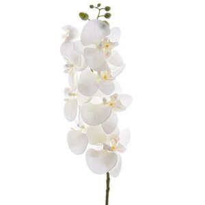 Искусственный цветок Орхидея White Princesse 77 см Kaemingk фото 1