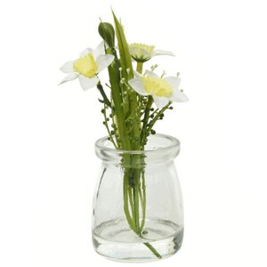 Искусственный букет в вазе Нарцисс Tenderness 16 см Kaemingk фото 1