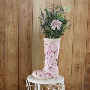 Декоративная ваза Village de France 22 см розовая (Kaemingk, Нидерланды). Артикул: ID72816
