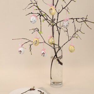 Пасхальные украшения Яйца Floral Easter 5 см, 8 шт, подвеска Kaemingk фото 5