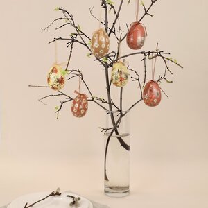 Пасхальные украшения Яйца Easter Etude 8 см, 6 шт, подвеска Kaemingk фото 4