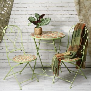 Комплект садовой мебели Бернардо: 1 стол + 2 стула (Kaemingk, Нидерланды). Артикул: 806208/806209-набор