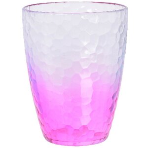 Пластиковый стакан для воды Лиссабон 11 см розовый (Kaemingk, Нидерланды). Артикул: ID64339