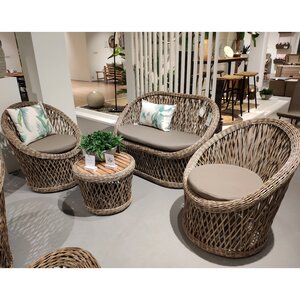 Комплект плетёной мебели Марокко: 1 диван + 1 столик + 2 кресла Kaemingk фото 6