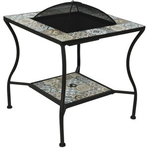 Стол для костра с мозаикой Гран Тулуз 55*55 см, металл (Kaemingk, Нидерланды). Артикул: ID63332