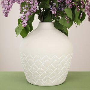 Керамическая ваза Джентилли 26 см (Kaemingk, Нидерланды). Артикул: ID73114