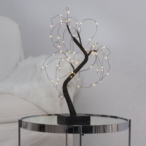 Светодиодное дерево Norbury 40 см, 70 теплых белых LED ламп, на батарейках, IP20 (Star Trading, Швеция). Артикул: 860-42