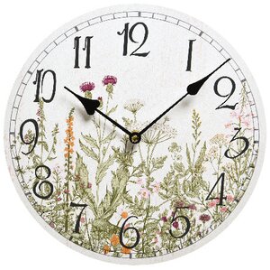 Настенные часы в стиле Прованс - Цветочный аромат Руссийона 29 см (Kaemingk, Нидерланды). Артикул: ID64518