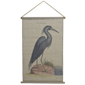 Картина Цапля - Пепельная Птица 95*64 см (Kaemingk, Нидерланды). Артикул: 879813-1