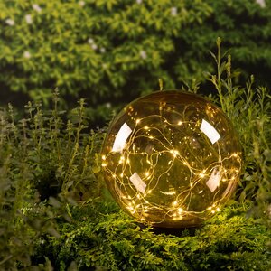 Садовый солнечный светильник Solar Tadema Amber 38*30 см, IP44 (Kaemingk, Нидерланды). Артикул: 897423