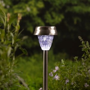 Набор садовых фонарей на солнечной батарее Solar Una 24 см, 4 шт, c холодными белыми LED, IP44 (Kaemingk, Нидерланды). Артикул: ID72914