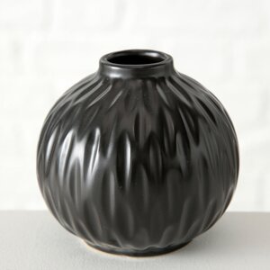 Фарфоровая ваза для цветов Masconni: Black Pearl 9 см (Boltze, Германия). Артикул: 1019192/9828610