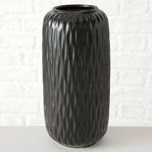 Фарфоровая ваза для цветов Masconni: Black Pearl 19 см (Boltze, Германия). Артикул: 1019192/9828613