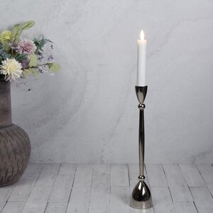 Декоративный подсвечник для 1 свечи Асемира 30 см серебряный (Koopman, Нидерланды). Артикул: ID73663