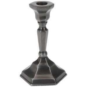 Подсвечник Милано на 1 свечу, 15*9.5 см, черненое серебро (Koopman, Нидерланды). Артикул: ID32544