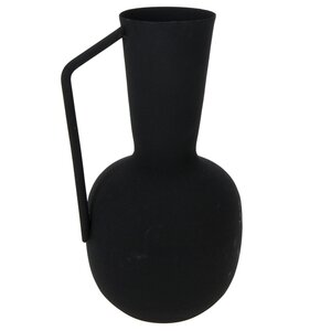 Металлическая ваза-кувшин Tare Cone 29 см черная (Koopman, Нидерланды). Артикул: A67101010-1