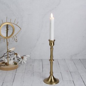 Декоративный подсвечник для 1 свечи Финнгвард 23 см золотой (Koopman, Нидерланды). Артикул: ID73650