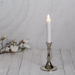 Декоративный подсвечник для 1 свечи Финнгвард 13 см серебряный (Koopman, Нидерланды). Артикул: ID73659