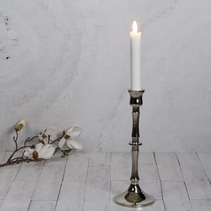 Декоративный подсвечник для 1 свечи Финнгвард 23 см серебряный (Koopman, Нидерланды). Артикул: ID73660