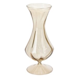 Стеклянная ваза Del Vetro - Arosa 19 см светло-коричневая Koopman фото 1