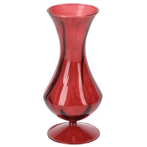 Стеклянная ваза Del Vetro - Belluno 19 см бургунди (Koopman, Нидерланды). Артикул: AAE204250-2