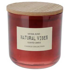 Ароматическая свеча Natural Vibes - Vanilla 10 см, в стеклянном стакане Koopman фото 1