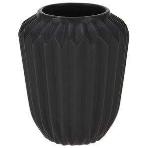 Керамическая ваза Cremon 17*15 см черная (Koopman, Нидерланды). Артикул: AAE336280