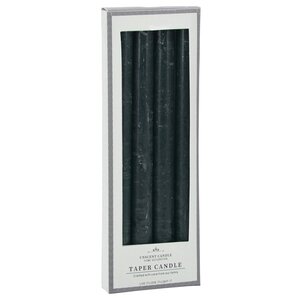 Высокие свечи Руджеро Рустик 25 см, 4 шт, черные Koopman фото 1