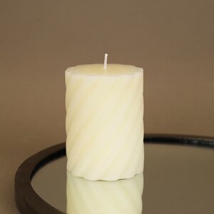 Декоративная свеча Айвори 9*7 см кремовая (Koopman, Нидерланды). Артикул: ID58845