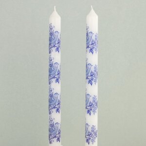 Высокие свечи Romantic Lark 25 см, 2 шт Koopman фото 6