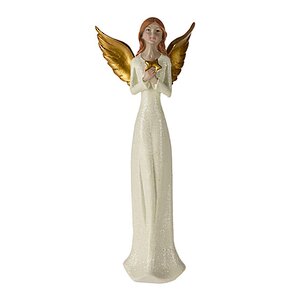 Статуэтка Ангел Шарлотта с золотыми крыльями 22 см Koopman фото 5