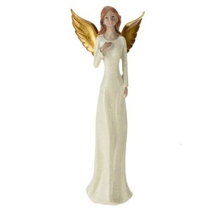 Статуэтка Ангел Шарлотта с золотыми крыльями 22 см Koopman фото 1