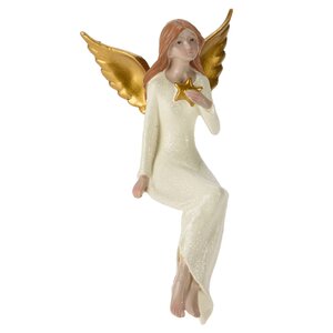 Статуэтка Ангел Шарлотта с золотыми крыльями 16 см (Koopman, Нидерланды). Артикул: ALX620570