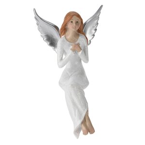 Статуэтка Ангел Шарлотта с серебряными крыльями 16 см