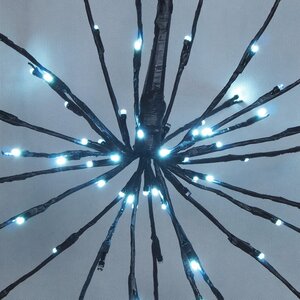 Подвесной светильник Фейерверк 45 см, 72 холодных белых LED ламп с мерцанием, IP44 Koopman фото 2