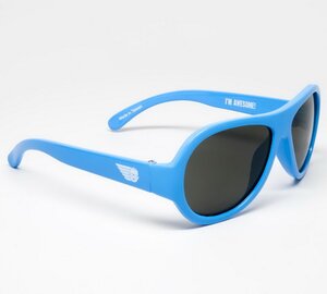 Детские солнцезащитные очки Babiators Original Aviator. Пляж, 0-2 лет, голубой (Babiators, США). Артикул: BAB-012
