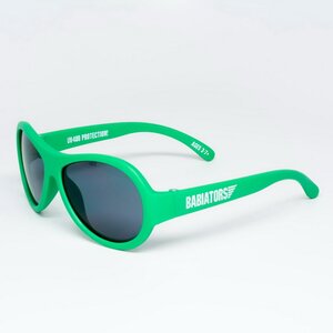 Детские солнцезащитные очки Babiators Original Aviator. Время летит, 0-2 лет, зеленый Babiators фото 5
