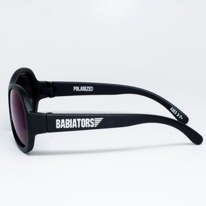 Детские солнцезащитные очки Babiators Polarized. Спецназ, 3-5 лет, черный, чехол Babiators фото 6