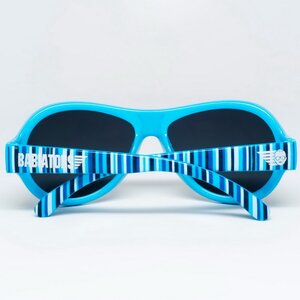 Детские солнцезащитные очки Babiators Polarized. Сверхзвуковые полоски, 3-5 лет, чехол Babiators фото 8