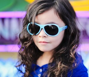 Детские солнцезащитные очки Babiators Polarized. Сверхзвуковые полоски, 3-5 лет, чехол (Babiators, США). Артикул: BAB-062