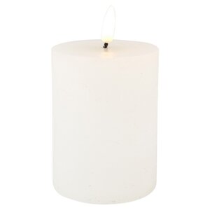 Светодиодная свеча с имитацией пламени Игрим 10 см белая, батарейка Peha фото 4