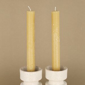 Столовые свечи De Mala 25 см, 2 шт, охровые Koopman фото 1