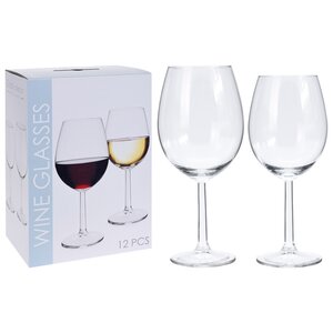 Набор бокалов для белого и красного вина Кристалл, 12 шт Koopman фото 4