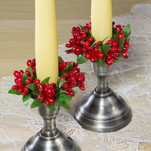 Декор для свечи Красные Ягоды 9 см (Swerox, Швеция). Артикул: E161-R5