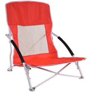 Пляжное кресло Siesta Beach красное, до 110 кг (Koopman, Нидерланды). Артикул: ID73020