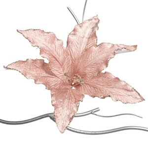 Искусственный цветок Karmensita Pinko 25 см, клипса (Goodwill, Бельгия). Артикул: FF99146