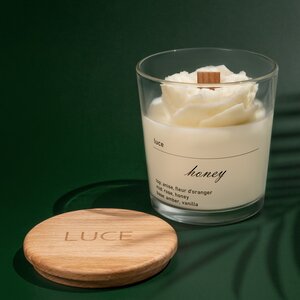 Декоративная ароматическая свеча Luce Rosa: Мед, 30 часов горения Luce фото 2