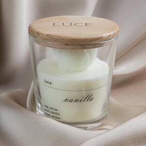 Декоративная ароматическая свеча Luce Pione: Ваниль, 30 часов горения Luce фото 6