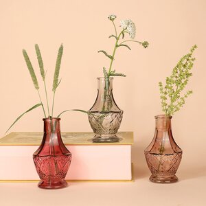 Набор стеклянных ваз Grigorio - Черветери 12 см, 3 шт Koopman фото 1