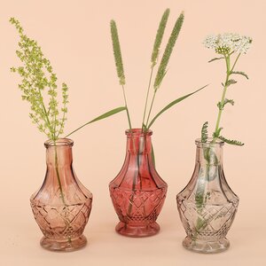 Набор стеклянных ваз Grigorio - Черветери 12 см, 3 шт Koopman фото 3